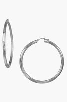 Thumbnail for your product : Sam Edelman Texture Hoop Earrings