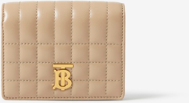 Burberry Lola Monogram Plaque Quilted Cardholder - ShopStyle