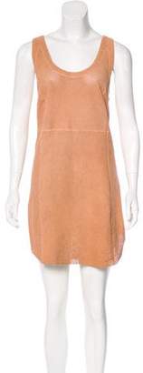 Drome Leather Mini Dress w/ Tags