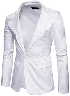 Mi Manchi Men's Floral Party Dress Suit Stylish Jacket Wedding Blazer ...