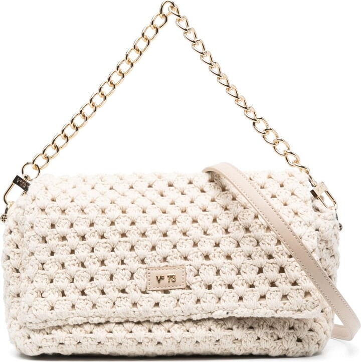 V°73 CrochetKnit Shoulder Bag ShopStyle