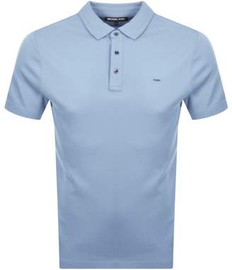 Michael Kors Sleek Polo T Shirt Blue