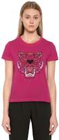 Kenzo Tiger Printed Cotton Jersey T-S 