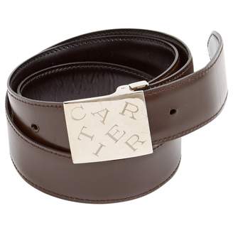 Cartier Brown Leather Belts