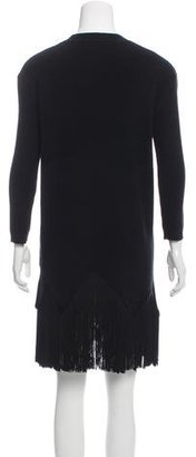 Timo Weiland Wool Fringe-Trimmed Dress w/ Tags