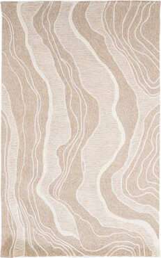 By Boo Soil Beige Area Rug 6' X 10'
