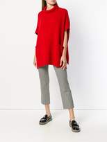 Thumbnail for your product : Ermanno Scervino oversized short-sleeve sweater