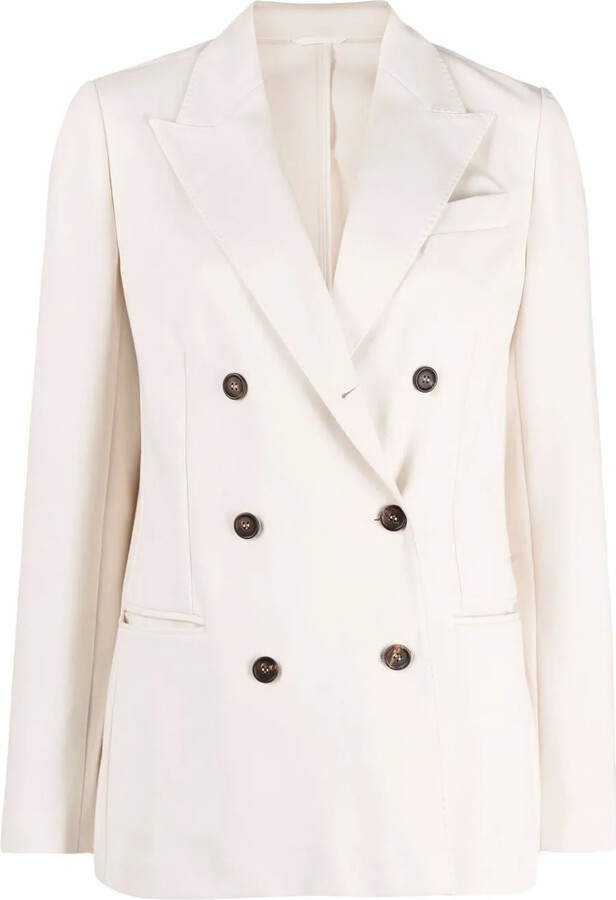 white long peacoat
