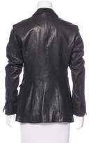 Thumbnail for your product : Jil Sander Leather Notch-Lapel Jacket
