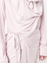 Thumbnail for your product : Vivienne Westwood Asymmetric Draped Midi Dress