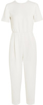 Thumbnail for your product : Max Mara Cropped Open-back Cady Jumpsuit - Ivory