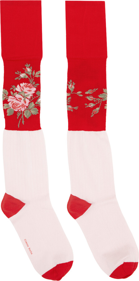 Women's ZooZatz Red/White Louisville Cardinals 2-Pack Quarter-Length Socks