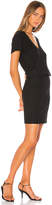 Thumbnail for your product : James Perse Short Sleeve V Neck Blouson Dress