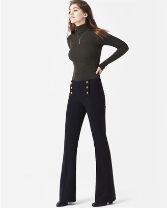 Express Mid Rise Sailor Flare Pant