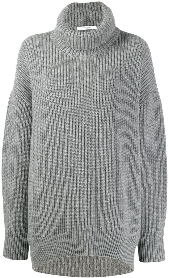 chunky funnel neck jumper