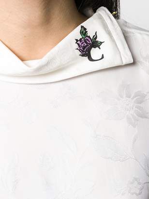Chloé funnel neck floral-print sweater