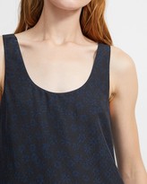 Thumbnail for your product : Theory Flower-Print Scoop Tank