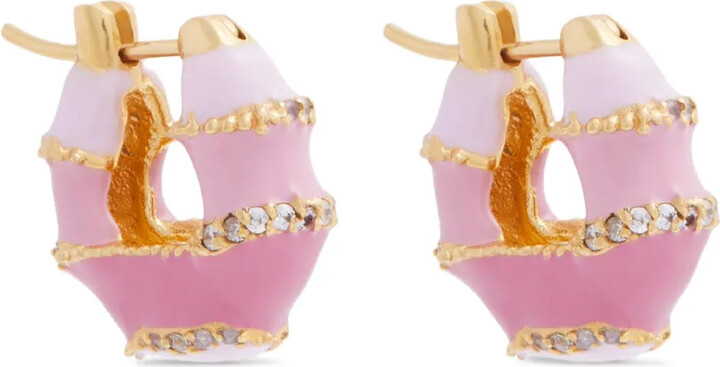 Joanna Laura Constantine Enamel-Stone Earrings