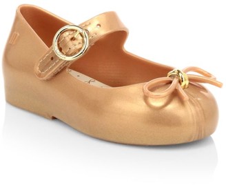 girls gold mary jane shoes