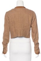 Thumbnail for your product : Dries Van Noten Long Sleeve Cropped Bolero