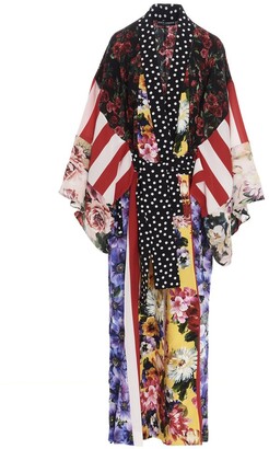 Dolce & Gabbana Patchwork Long Robe