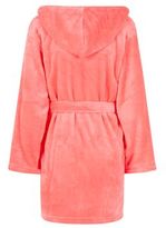 Thumbnail for your product : New Look Teens Pink Hooded Dressing Gown