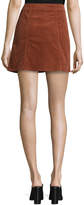 Thumbnail for your product : Joie Tilda Corduroy Button-Front Miniskirt