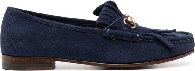 Gucci Horsebit Fringe Detailed Loafers