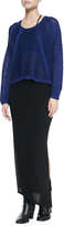 Thumbnail for your product : Helmut Lang Scala Asymmetric Slub-Jersey Skirt