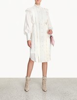 Thumbnail for your product : Zimmermann Pleated Frill Midi
