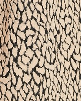 Thumbnail for your product : boohoo Leopard Jacquard Puff Sleeve Shift Dress