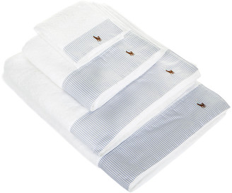 Ralph Lauren Home Oxford Towel - Blue - Face Towel