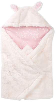 Jessica Simpson Minky Faux Fur Hooded Blanket (Baby Girls)