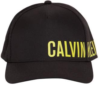Calvin Klein Underwear Logo Fabric & Mesh Trucker Hat