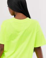 Thumbnail for your product : Night Addict unisex oversized neon yellow t-shirt