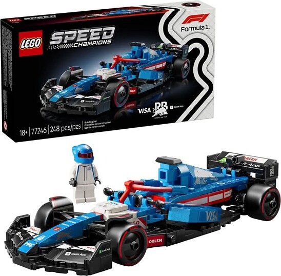 LEGO Speed Champions Visa Cash App RB VCARB 01 F1 Race Car 77246 Building Set