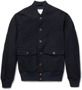 Thumbnail for your product : Private White V.C. Slim-Fit Stretch-Cotton Moleskin Bomber Jacket