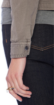 Thumbnail for your product : Michael Stars Crop Zip Up Moto Jacket
