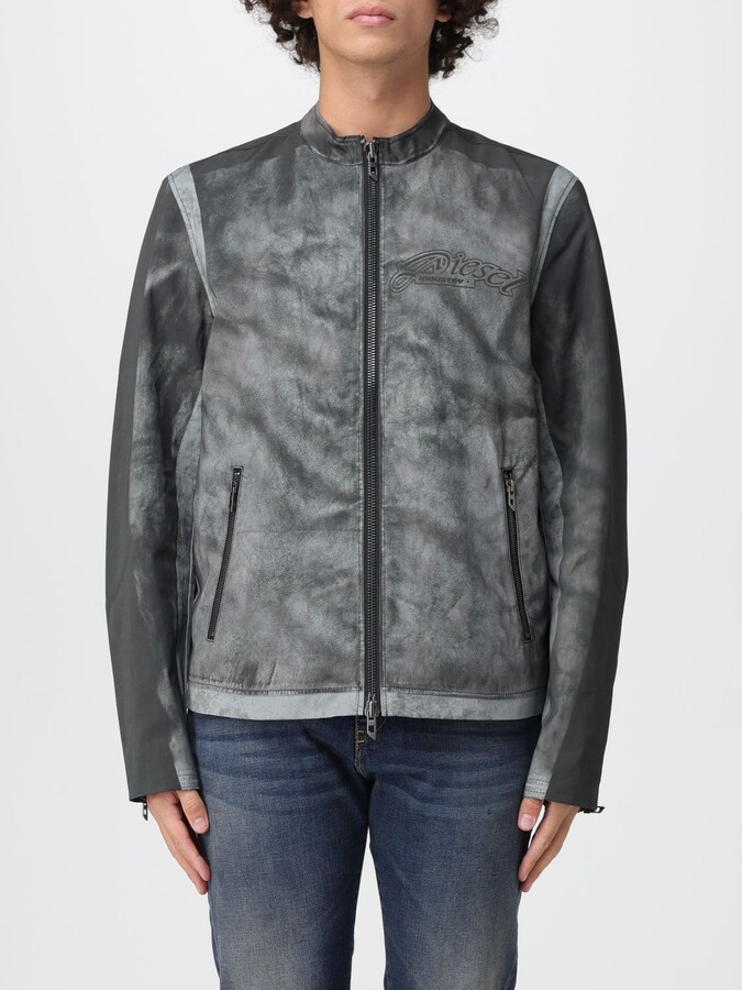 Diesel Jacket Men color Grey