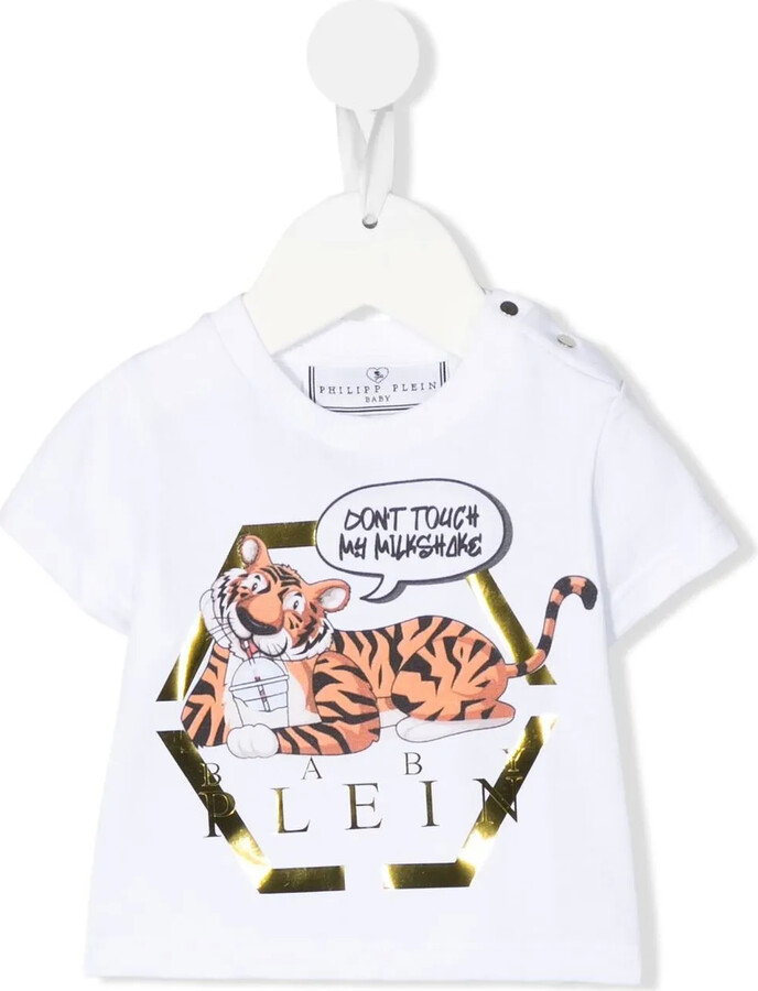 Farfetch T Shirt Philipp Plein Tigre Philipp Plein Junior Tiger