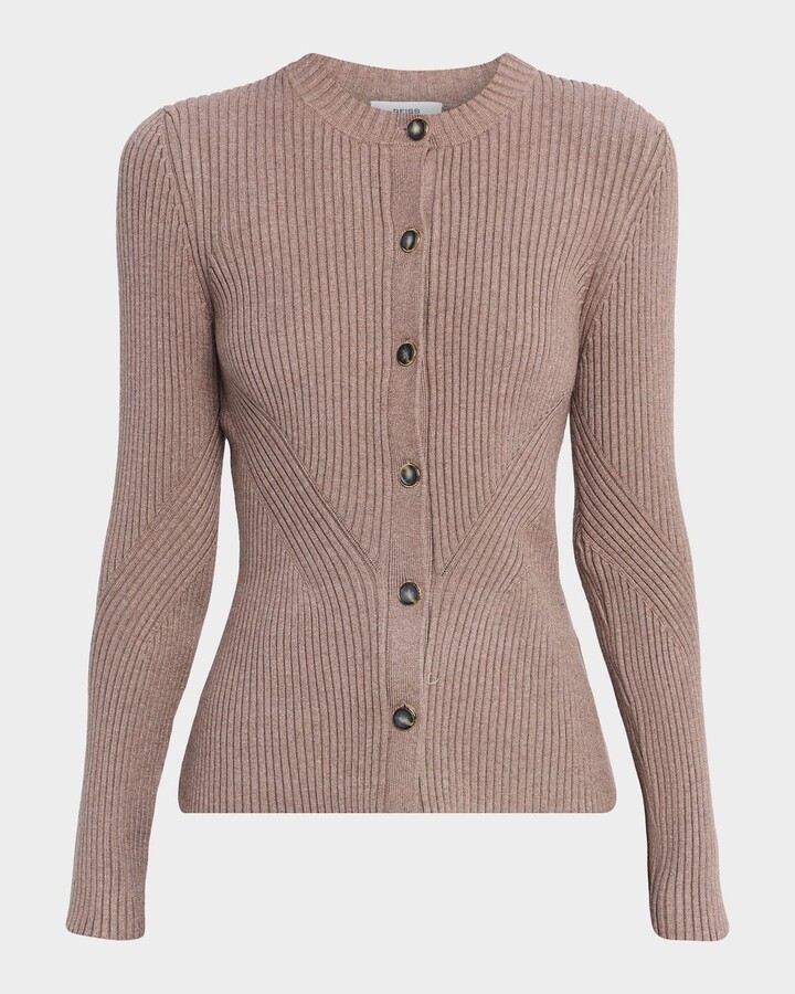 Reiss Tula Button-Front Knit Cardigan