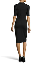 Thumbnail for your product : Escada Daliana Asymmetric-Neck Sheath Dress, Black