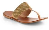 Thumbnail for your product : Joie Nice Embellished Leather Sandals