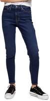 Thumbnail for your product : Topshop Indigo Jamie Jeans 32-Inch Leg