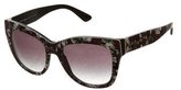 Thumbnail for your product : Dolce & Gabbana Oversize Floral Print Sunglasses w/ Tags