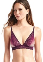 Thumbnail for your product : Gap OmbrÃ© lace pullover bralette