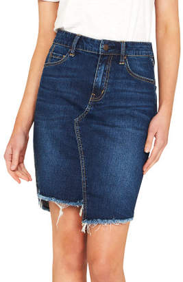 Mavi Jeans Montana Mid Rise Frayed Hem Skirt