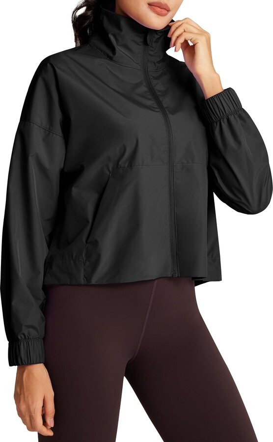 QUEENIEKE Womens Waterproof Running Jacket UPF50+ Sun Protection Loose