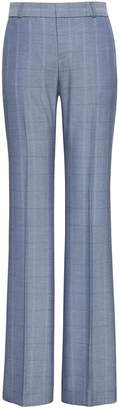 Banana Republic Petite Logan Trouser-Fit Windowpane Tweed Pant
