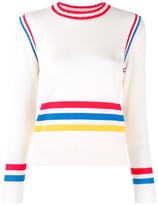 Thumbnail for your product : Chinti and Parker Striped Colour-Block Sweater